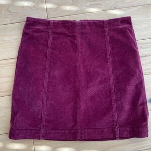 Free People Corduroy Skirt